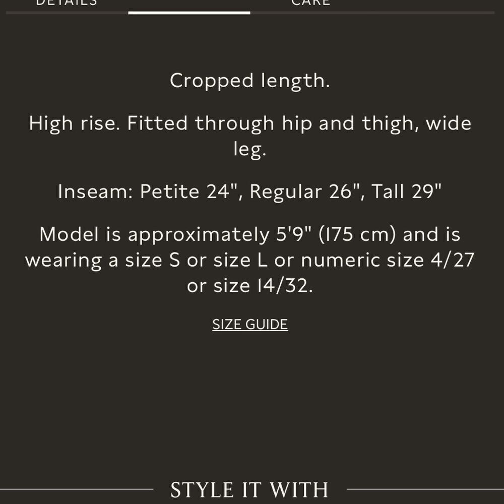 Banana Republic Wide-Leg Crop Jean - Picture 15 of 16